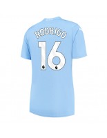 Manchester City Rodri Hernandez #16 Domácí Dres pro Dámské 2023-24 Krátký Rukáv